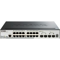 D-Link 20-Port Gigabit Stackable SmartPro Switch 2x SFP and 2x 10G SFP+ ports