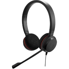 Jabra Evolve 20 MS fejhallgató headset fekete