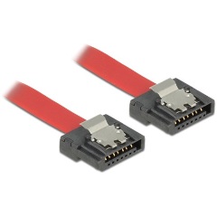 Delock SATA 3 F/F adatkábel 0.2m FLEXI piros