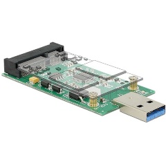 Delock USB-A 3.0 -> mSATA M/F adapter