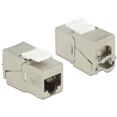 Delock RJ45 CAT6 UTP -> LSA CAT6 F/F keystone modul