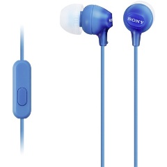 Sony MDREX15APB Android/iPhone fülhallgató headset kék