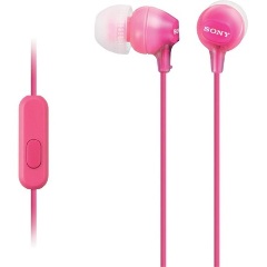 Sony MDREX15APB Android/iPhone fülhallgató headset rózsaszín