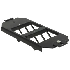 Delock 6 portos keystone szerelőpanel padlódobozhoz fekete