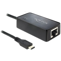 Delock USB Type-C 10/100/1000 Mb/s hálózati adapter