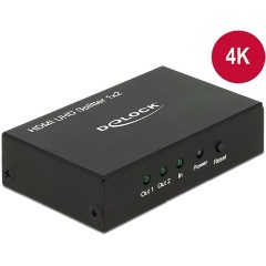 Delock UHD 2 portos HDMI splitter 4K