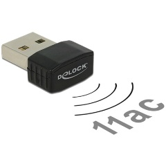 Delock AC USB2.0 433Mbps Dual-Band Wi-Fi adapter