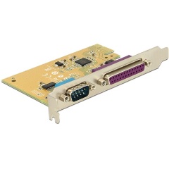 Delock PCI-E x1 soros port párhuzamos port multi IO vezérlő