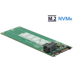 Delock SATA 22pin -> M.2 NVMe M/F adapter Key M