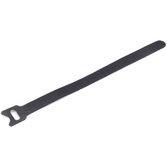 Gembird 210x12mm tépőzáras kábelkötegelő fekete 100db