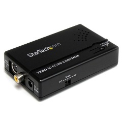 StarTech S-Video composite -> VGA F/F konverter fekete