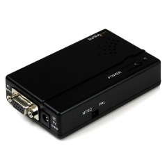 StarTech VGA -> RCA S-Video F/F konverter fekete