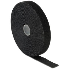 Delock 10mx20mm tépőzáras kábelkötegelő fekete