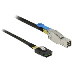 Delock SAS mini SFF-8644 -> SAS mini SFF-8087 M/M adatkábel 1m