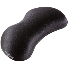 LogiLink Wrist Rest Gel Pad, Black