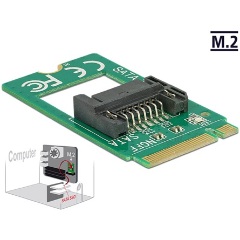 Delock M.2 NGFF -> SATA3 M/M adapter