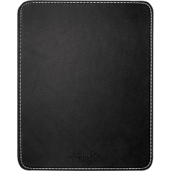 Logilink Mousepad in leather design, black