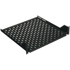 Conteg polc  19" fix 450mm  60kg-ig