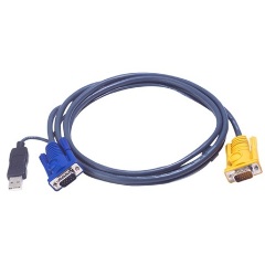 Aten USB A VGA KVM kábel 1.8m