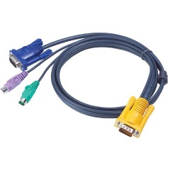 Aten PS/2 VGA KVM kábel 3m