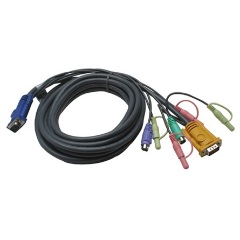 Aten PS/2 VGA KVM kábel 5m