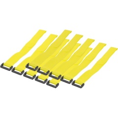 LogiLink 300x20mm kábelkötegelő szíj szett sárga 10db