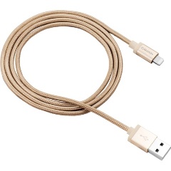 Canyon Charge & Sync MFI Lightning -> USB-A 2.0 M/M adatkábel 1m arany