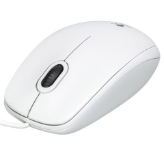 Logitech B100 USB optikai egér fehér