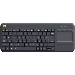 Logitech K400 Plus vezeték nélküli angol (US) billentyűzet fekete