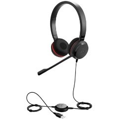 Jabra EVOLVE 30 II Stereo (United Communications) fejhallgató headset fekete