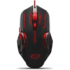 Esperanza MX403 APACHE 6D USB optikai gamer egér, piros