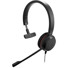 Jabra Evolve 20 UC Mono fejhallgató headset fekete