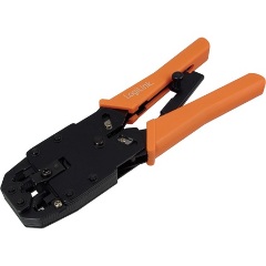LogiLink RJ45, RJ12 krimpelőfogó fekete-narancssárga