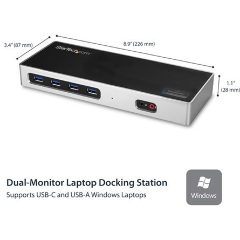 StarTech USB-C/USB 3.0 DOCKING STATION .