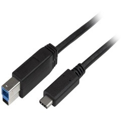 StarTech USB-C -> USB-B 3.0 M/M adatkábel 2m fekete