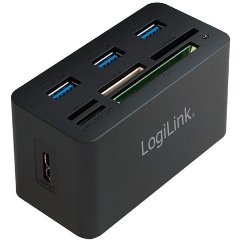 LogiLink USB 3.0 Hub with All-in-One Card Reader