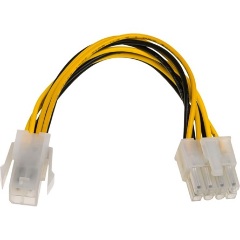 Akyga Power 4pin -> Power 8pin EPS M/F adapter 1m