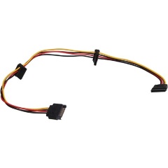 Akyga SATA Power -> 3db SATA Power M/F tápkábel 0.3m