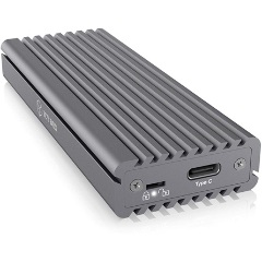 Raidsonic IB-1817M-C31 PCIe NVMe USB-C 3.2 Gen2×1 külső ház szürke NVME