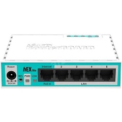 MikroTik RB750r2 hEX lite PoE router