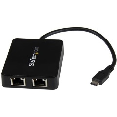 StarTech 1Gb/s USB-C Dual RJ45 hálózati adapter