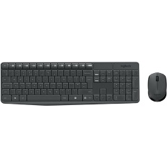 Logitech MK235 Durable Wireless vezeték nélküli cseppálló angol (US) billentyűzet + egér szürke