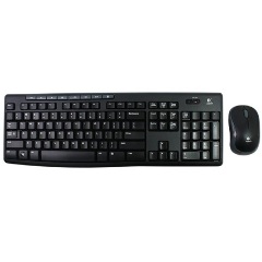 Logitech Desktop MK270 vezeték nélküli angol (US) billentyűzet + egér fekete