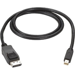 Akyga Displayport - Mini DisplayPort M/M video kábel 1.8m fekete