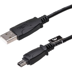Akyga AK-USB-22 USB-A 2.0 -> USB-B 2.0 mini 5pin M/M adatkábel 1m fekete