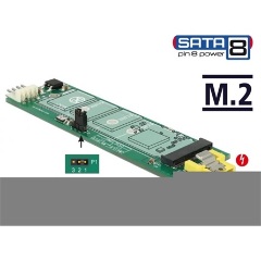 Delock SATA -> M.2 B SATA M/F adapter