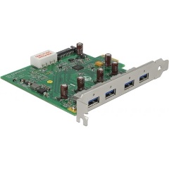 Delock USB 3.0 PCI Express Kártya 4 db külső A-típusú