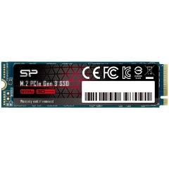 Silicon Power P34A60 512GB PCIe x4 (3.0) M.2 2280 SSD fekete