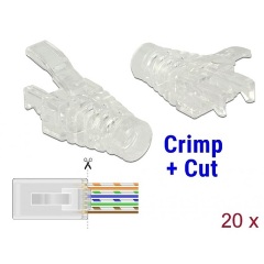 Delock Feszültség csökkentő keret RJ45 krimpelő és vágó apához 20 darab