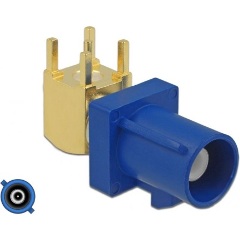 Delock FAKRA C-dugó 90° PCB